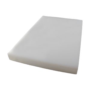 PLASTIC, WHITE, 1/2 X 4 X 6