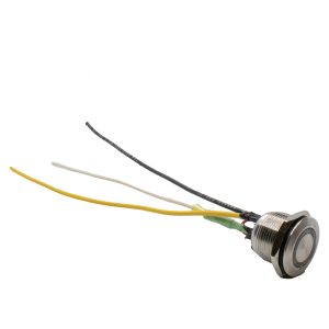 LED PUSHBUTTON, ULINCOS U19D1 MOMENTARY, RED