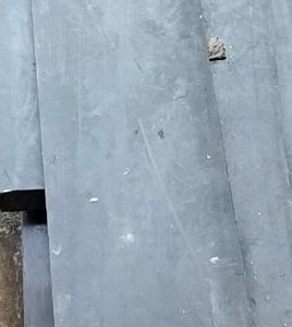 PLASTIC RAIL, NO HARDWARE,  PROCESSED 3/4" X 8" X 25'