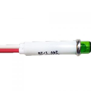LED GREEN, 24VDC, 5/16" HOLE