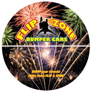 DECAL - FLIP ZONE DECK - FLIP ZONE BUMPER CARS